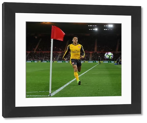 Alexis Sanchez: In Action for Arsenal Against Middlesbrough, Premier League 2016-17