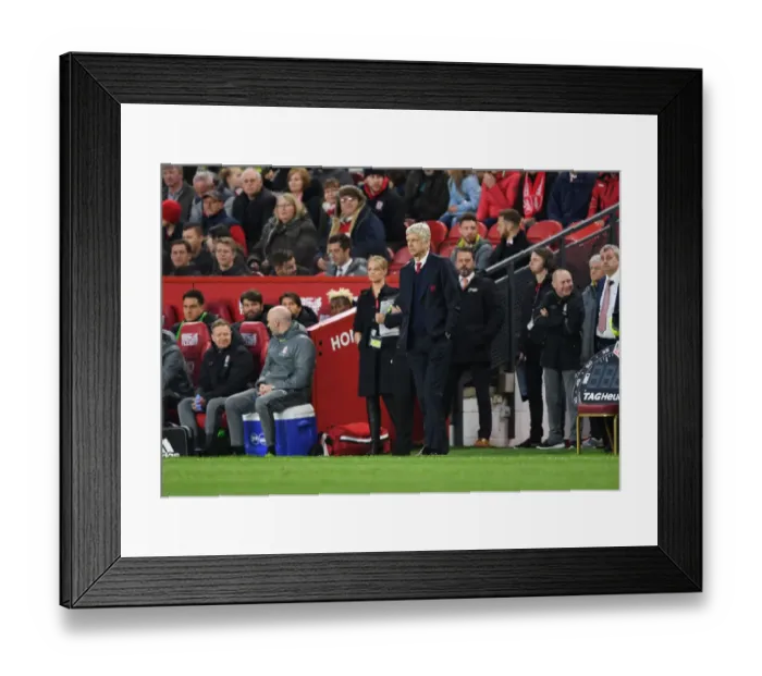 Framed Print : Arsene Wenger at Middlesbrough: Premier League Clash, April 2017