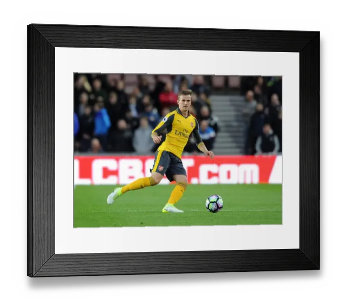 Framed Print : Rob Holding in Action: Middlesbrough vs. Arsenal, Premier League 2016-17