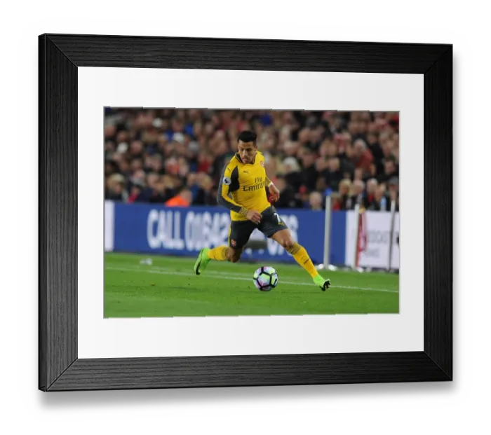 Framed Print : Alexis Sanchez Scores Twice: Arsenal's Victory Over Middlesbrough in the Premier League Framed Print : Alexis Sanchez Scores Twice: Arsenal's Victory Over Middlesbrough in the Premier League