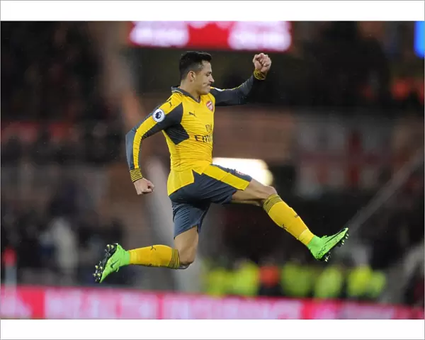 Alexis Sanchez's Goal: Middlesbrough vs. Arsenal, Premier League 2016-17
