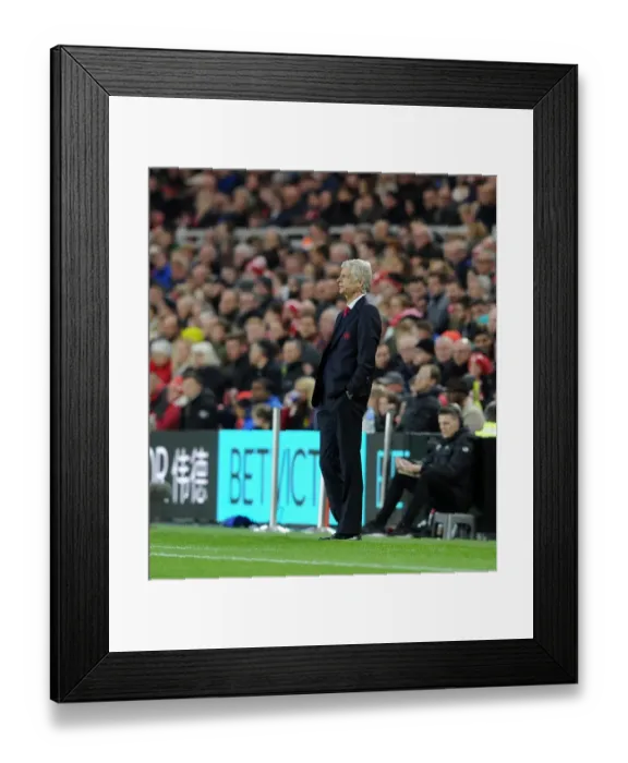 Framed Print : Arsene Wenger Leads Arsenal to Victory: Middlesbrough 1:2