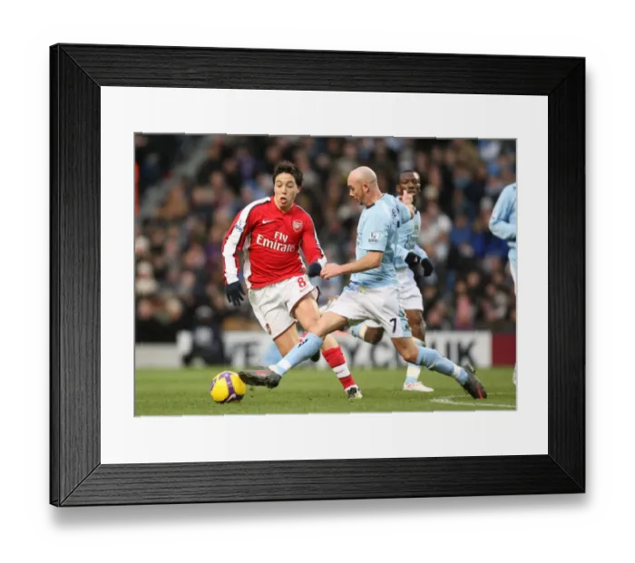 Framed Print : Triumphant City: Nasri and Ireland in Manchester Derby Victory (3:0) Framed Print : Triumphant City: Nasri and Ireland in Manchester Derby Victory (3:0)