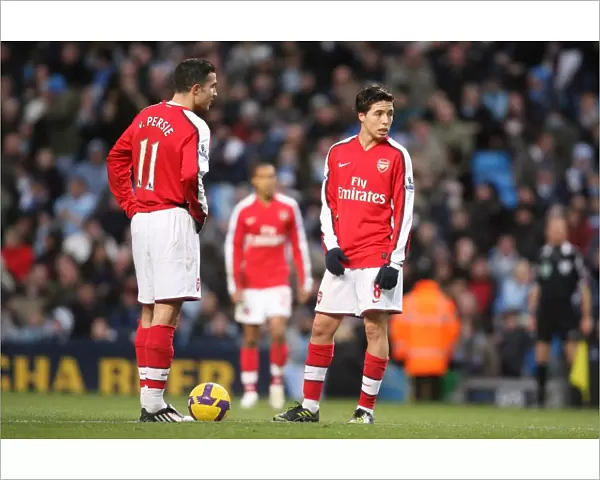 Robin van Persie and Samir Nasri (Arsenal)