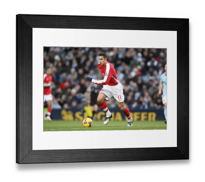 Framed Print : Robin van Persie's Disappointing Night: Manchester City 3-0 Arsenal, Barclays Premier League (November 2008) Framed Print : Robin van Persie's Disappointing Night: Manchester City 3-0 Arsenal, Barclays Premier League (November 2008)