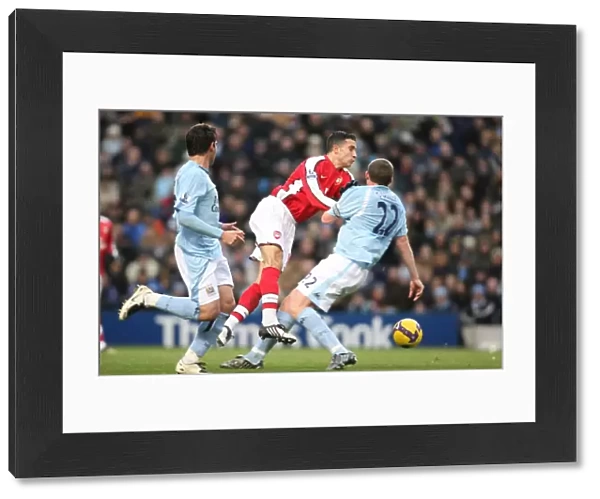Van Persie vs. Dunne: Manchester City's 3-0 Victory Over Arsenal in the Barclays Premier League (November 2008)