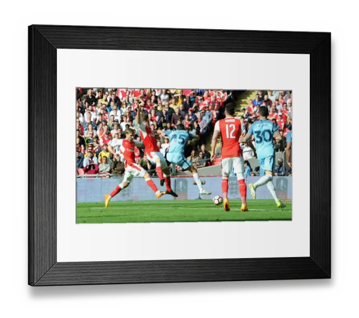 Framed Print : Nacho Monreal Scores the Opener: Arsenal vs Manchester City - FA Cup Semi-Final 2017 Framed Print : Nacho Monreal Scores the Opener: Arsenal vs Manchester City - FA Cup Semi-Final 2017