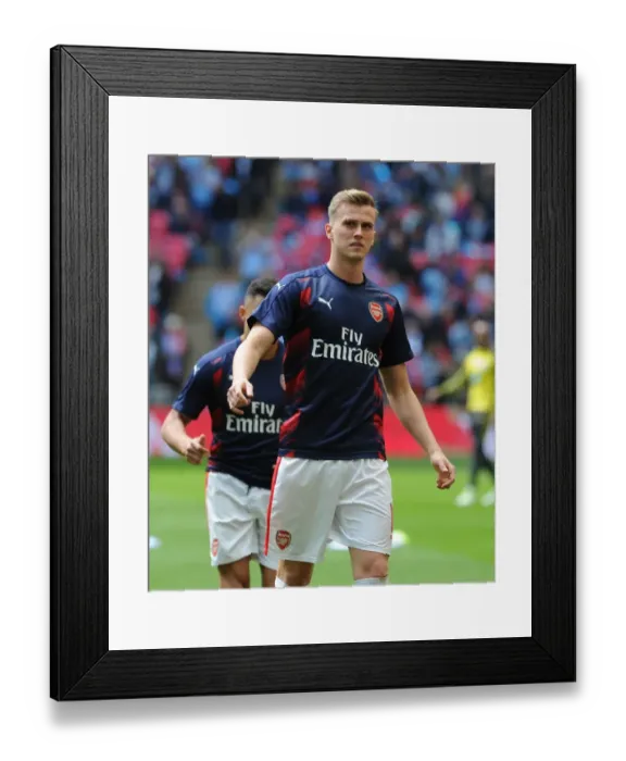 Framed Print : Arsenal's Rob Holding Gears Up for FA Cup Semi-Final Showdown Against Manchester City Framed Print : Arsenal's Rob Holding Gears Up for FA Cup Semi-Final Showdown Against Manchester City