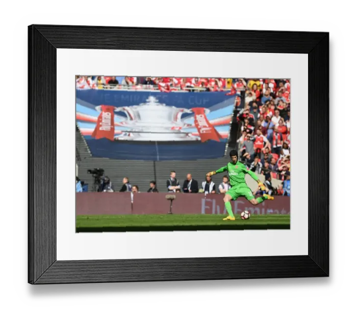 Framed Print : Petr Cech: Arsenal's Unyielding Hero in FA Cup Semi-Final Showdown Against Manchester City