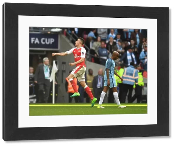 Gabriel Celebrates FA Cup Semi-Final Victory: Arsenal vs Manchester City
