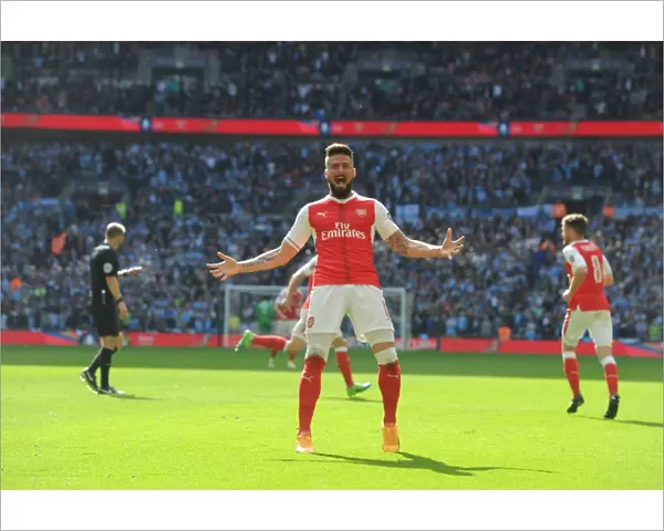 Arsenal's Olivier Giroud Scores Thrilling Goal to Secure FA Cup Semi-Final Victory Over Manchester City