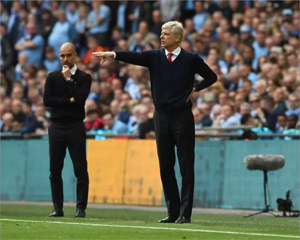 Arsene Wenger at the FA Cup Semi-Final: Arsenal vs Manchester City