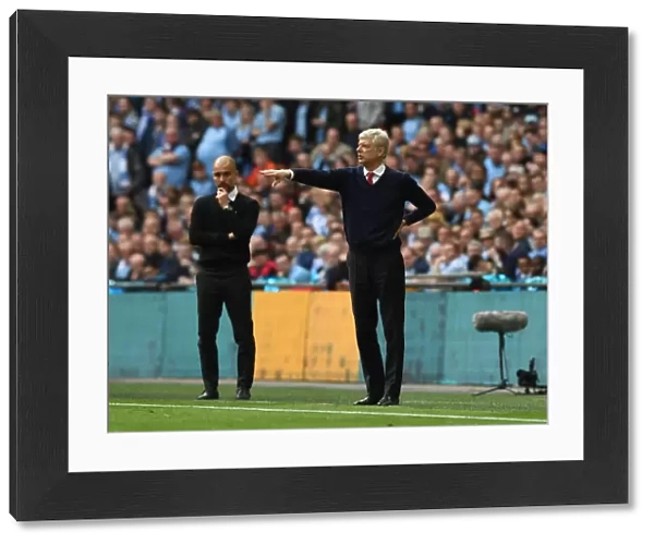 Arsene Wenger at the FA Cup Semi-Final: Arsenal vs Manchester City