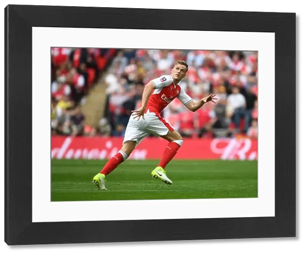 Arsenal's Rob Holding in FA Cup Semi-Final Clash Against Manchester City
