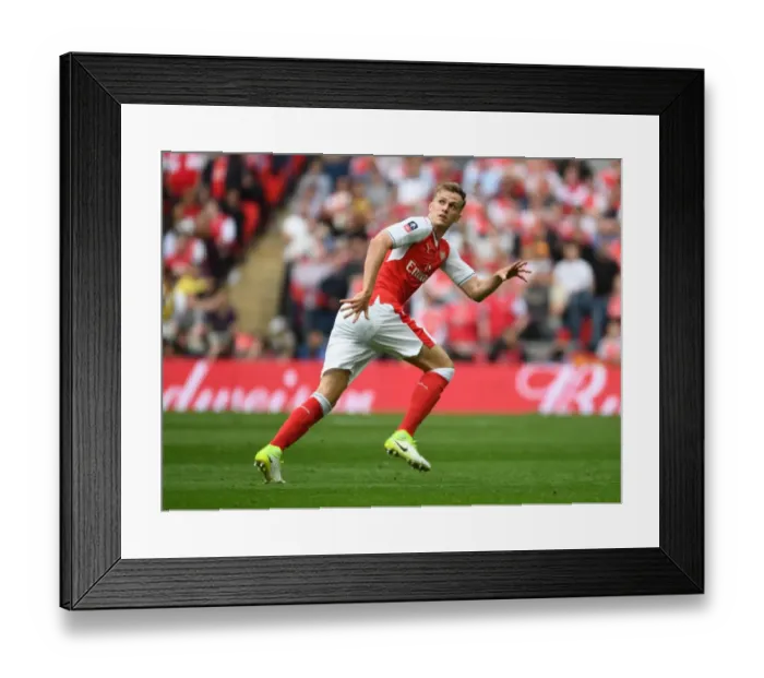 Framed Print : Arsenal's Rob Holding in FA Cup Semi-Final Clash Against Manchester City Framed Print : Arsenal's Rob Holding in FA Cup Semi-Final Clash Against Manchester City