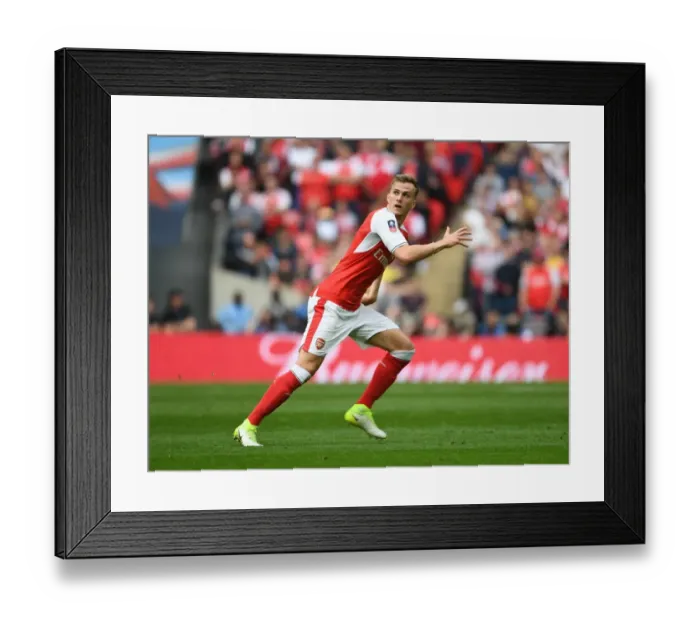 Framed Print : Rob Holding vs Manchester City: FA Cup Semi-Final Showdown