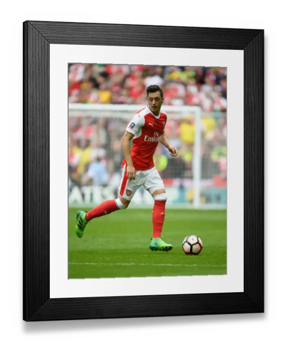 Framed Print : Mesut Ozil: FA Cup Semi-Final Hero vs Manchester City