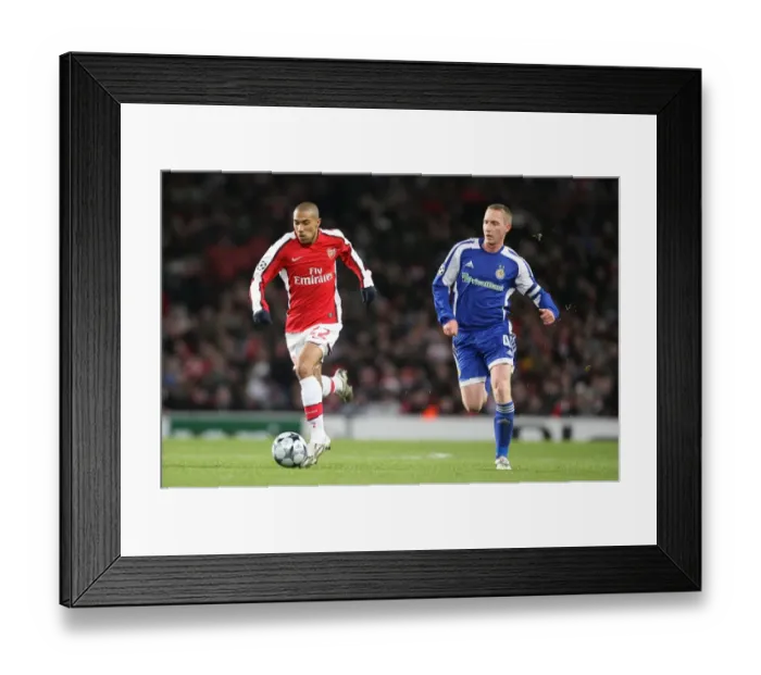 Framed Print : Gael Clichy (Arsenal) Tiberiu Ghioane (Dynamo Kyiv) Framed Print : Gael Clichy (Arsenal) Tiberiu Ghioane (Dynamo Kyiv)