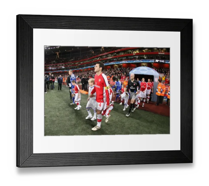 Framed Print : Cesc Fabregas Leads Arsenal in Historic UEFA Champions League Debut at Emirates Stadium (Arsenal 1:0 Dynamo Kyiv, Group G) Framed Print : Cesc Fabregas Leads Arsenal in Historic UEFA Champions League Debut at Emirates Stadium (Arsenal 1:0 Dynamo Kyiv, Group G)