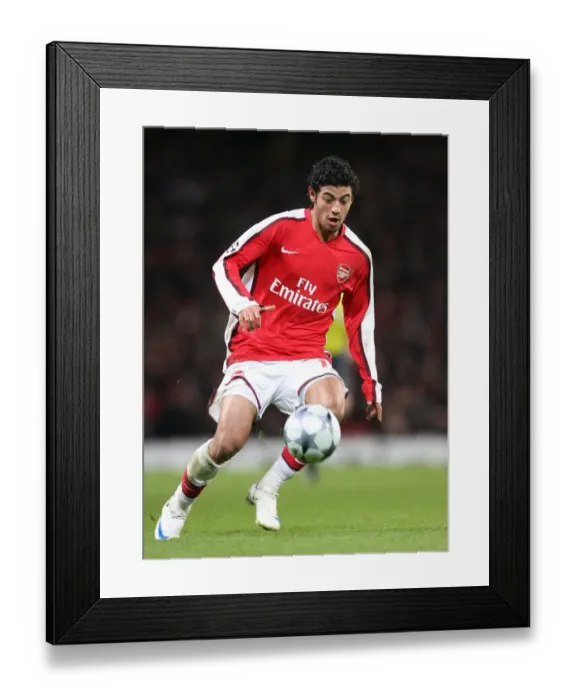 Framed Print : Carlo Vela Scores the Winner: Arsenal 1-0 Dynamo Kyiv, Champions League Group G, Emirates Stadium, 2008