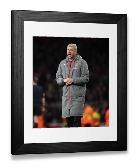 Framed Print : Arsene Wenger Faces Leicester City in Premier League Showdown (2016-17) Framed Print : Arsene Wenger Faces Leicester City in Premier League Showdown (2016-17)