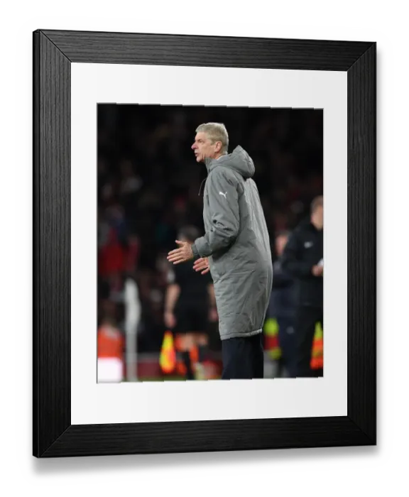 Framed Print : Arsene Wenger vs Leicester City: A Premier League Showdown (2016-17)
