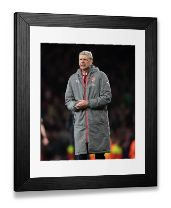 Framed Print : Arsene Wenger Leads Arsenal Against Leicester City, Premier League 2016-17 Framed Print : Arsene Wenger Leads Arsenal Against Leicester City, Premier League 2016-17