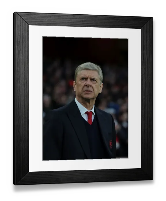 Framed Print : Arsene Wenger's Unwavering Determination: Arsenal vs Leicester City, Premier League 2016-17 Framed Print : Arsene Wenger's Unwavering Determination: Arsenal vs Leicester City, Premier League 2016-17