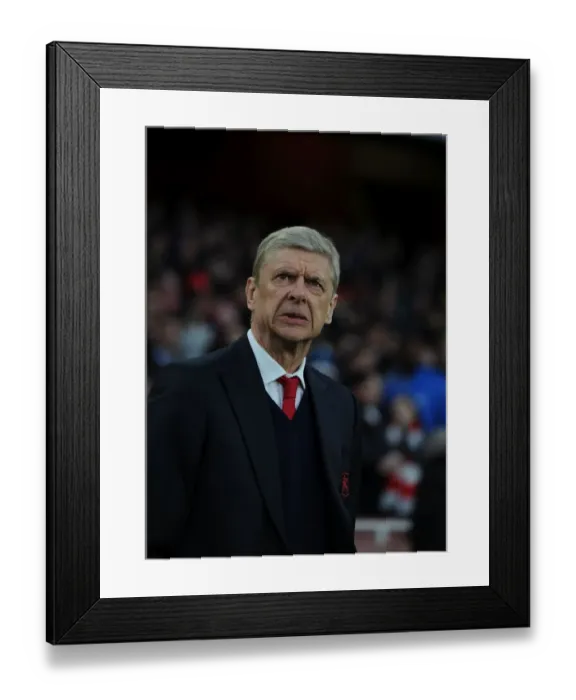 Framed Print : Arsene Wenger: Arsenal Manager at Emirates Stadium vs Leicester City, Premier League 2017 Framed Print : Arsene Wenger: Arsenal Manager at Emirates Stadium vs Leicester City, Premier League 2017