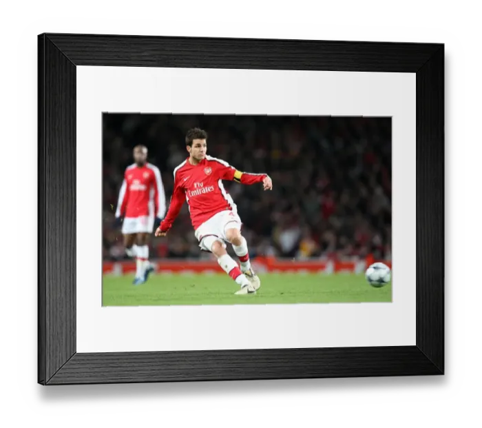 Framed Print : Cesc Fabregas: Mastermind of Arsenal's 1:0 UEFA Champions League Victory over Dynamo Kiev (November 25, 2008) Framed Print : Cesc Fabregas: Mastermind of Arsenal's 1:0 UEFA Champions League Victory over Dynamo Kiev (November 25, 2008)