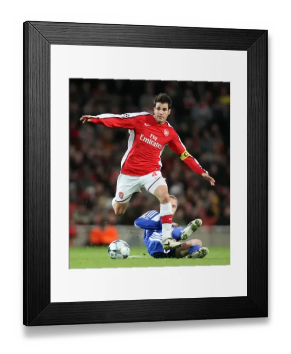 Framed Print : Cesc Fabregas (Arsenal) Tiberiu Ghioane (Kiev) Framed Print : Cesc Fabregas (Arsenal) Tiberiu Ghioane (Kiev)