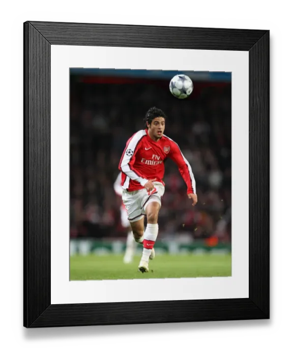 Framed Print : Carlos Vela Strikes: Arsenal's 1-0 Victory Over Dynamo Kiev in UEFA Champions League Group G