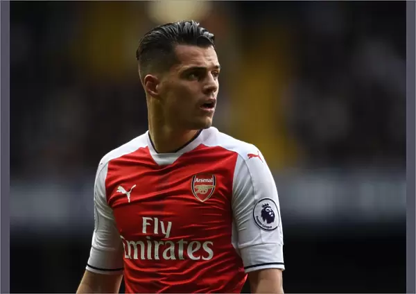 Granit Xhaka: In Action Against Tottenham in the Premier League 2016-17