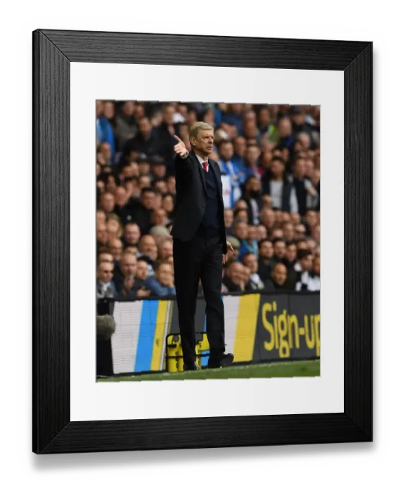 Framed Print : Arsene Wenger at White Hart Lane: A Tense Battle - Premier League 2016-17 (Tottenham vs. Arsenal) Framed Print : Arsene Wenger at White Hart Lane: A Tense Battle - Premier League 2016-17 (Tottenham vs. Arsenal)