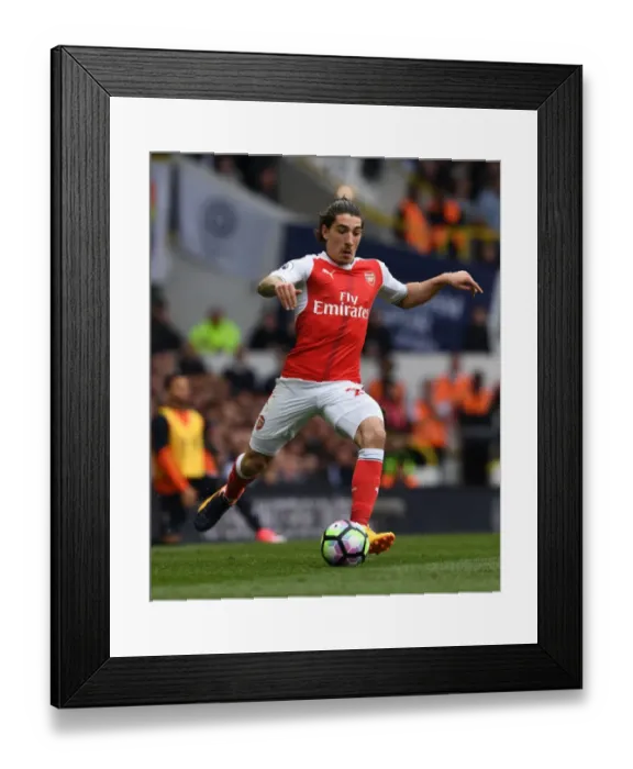 Framed Print : Hector Bellerin: In Action Against Tottenham in the Premier League 2016-17 Framed Print : Hector Bellerin: In Action Against Tottenham in the Premier League 2016-17