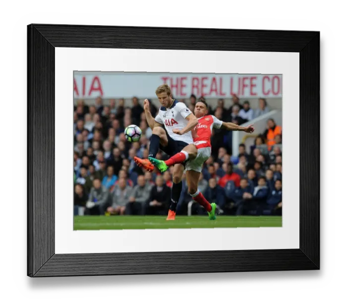 Framed Print : Clash of Titans: Kieran Gibbs vs Eric Dier - Tottenham Hotspur vs Arsenal, Premier League 2016-17 Framed Print : Clash of Titans: Kieran Gibbs vs Eric Dier - Tottenham Hotspur vs Arsenal, Premier League 2016-17