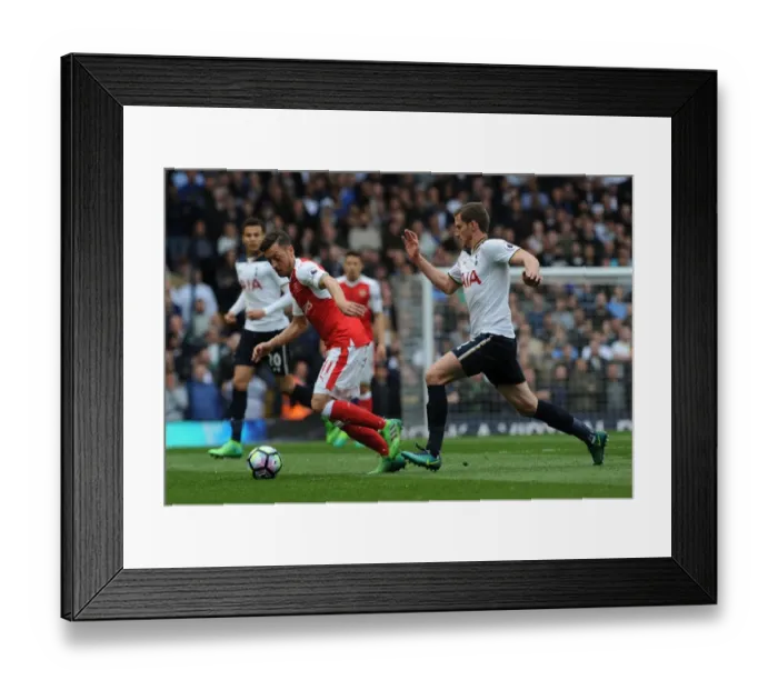 Framed Print : Mesut Ozil vs Jan Vertonghen: A Premier League Showdown Framed Print : Mesut Ozil vs Jan Vertonghen: A Premier League Showdown