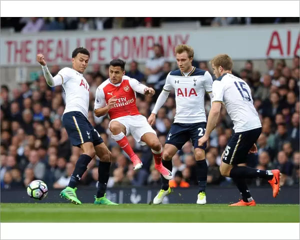 Clash of Stars: Sanchez vs. Alli, Eriksen, and Dier - Tottenham vs. Arsenal, Premier League 2016-17