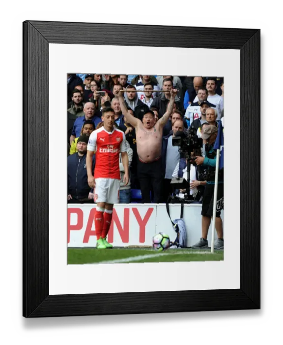 Framed Print : Tottenham Fan's Passion: Tottenham Hotspur vs Arsenal, Premier League 2016-17 Framed Print : Tottenham Fan's Passion: Tottenham Hotspur vs Arsenal, Premier League 2016-17