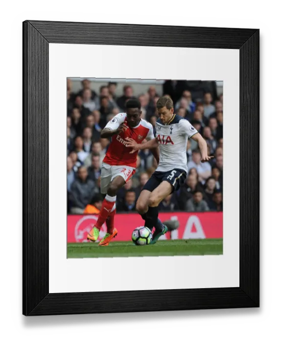 Framed Print : Clash at the Lane: Welbeck vs Vertonghen in Intense Battle Framed Print : Clash at the Lane: Welbeck vs Vertonghen in Intense Battle