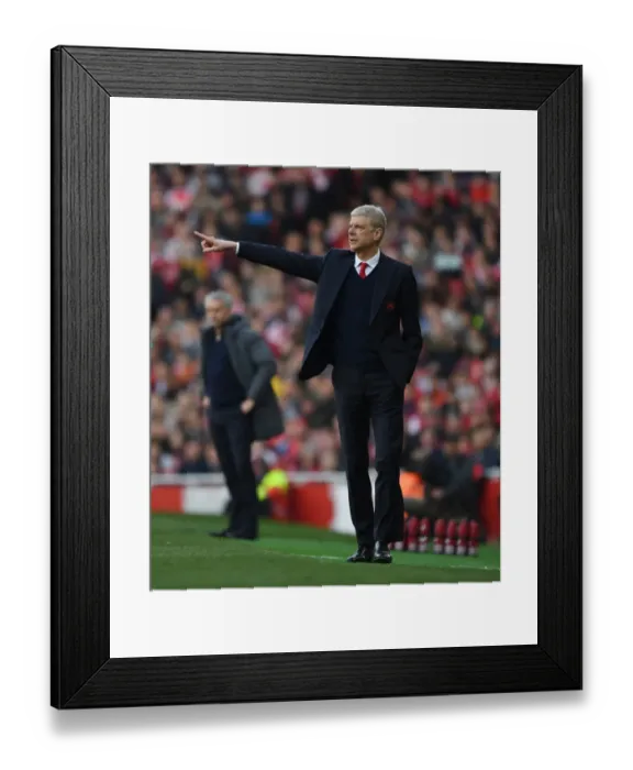 Framed Print : Arsene Wenger Leads Arsenal Against Manchester United in Premier League Showdown (2016-17) Framed Print : Arsene Wenger Leads Arsenal Against Manchester United in Premier League Showdown (2016-17)