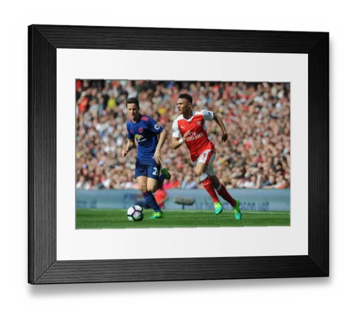 Framed Print : Clash of the Wings: Kieran Gibbs vs Ander Herrera (Arsenal vs Manchester United, 2016-17) Framed Print : Clash of the Wings: Kieran Gibbs vs Ander Herrera (Arsenal vs Manchester United, 2016-17)