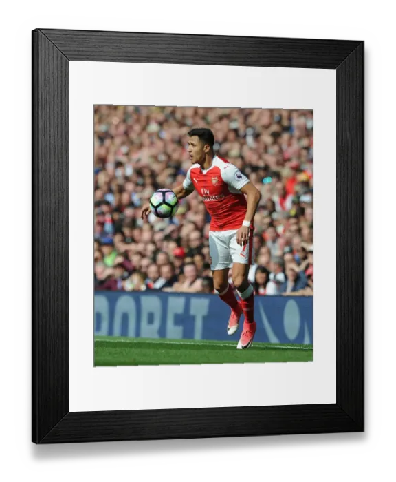 Framed Print : Alexis Sanchez in Action: Arsenal vs Manchester United, Premier League 2016-17 Framed Print : Alexis Sanchez in Action: Arsenal vs Manchester United, Premier League 2016-17