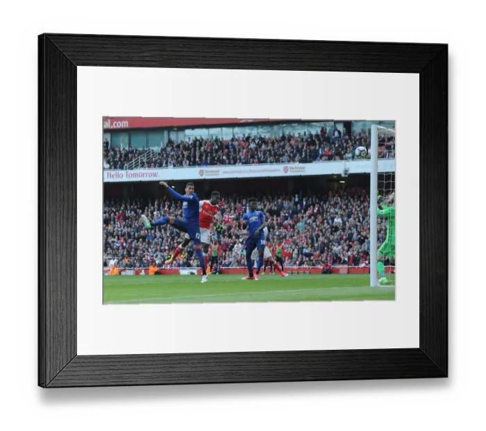 Framed Print : Danny Welbeck Scores Dramatic Goal Past Chris Smalling: Arsenal vs Manchester United, Premier League 2016-17 Framed Print : Danny Welbeck Scores Dramatic Goal Past Chris Smalling: Arsenal vs Manchester United, Premier League 2016-17