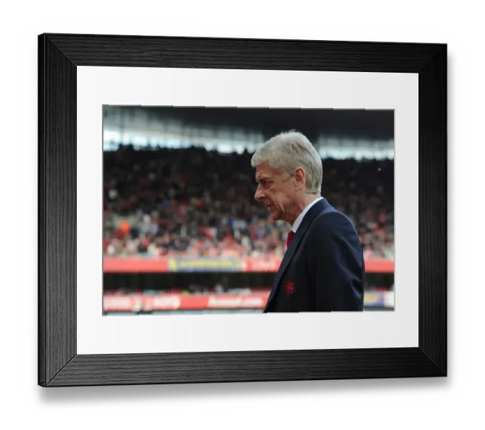 Framed Print : Arsene Wenger's Last Stand: Arsenal vs Manchester United (2016-17)