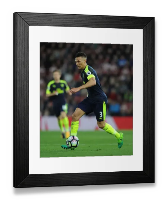 Framed Print : Kieran Gibbs in Action: Southampton vs Arsenal, Premier League 2016-17 Framed Print : Kieran Gibbs in Action: Southampton vs Arsenal, Premier League 2016-17