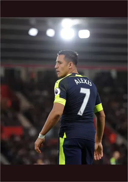 Alexis Sanchez: On the Field against Southampton, Premier League 2016-17