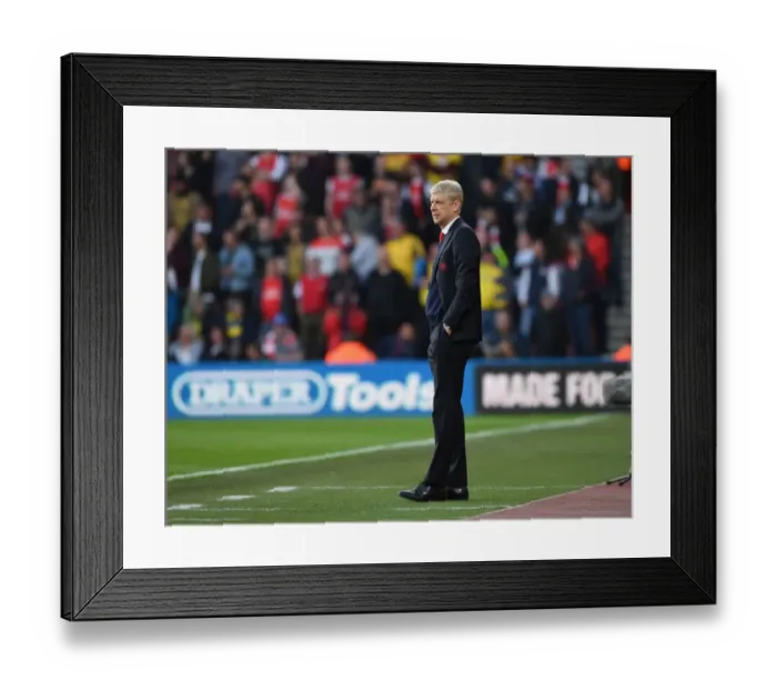 Framed Print : Arsene Wenger at Southampton: A Premier League Showdown (May 2017)