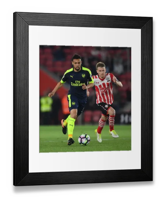 Framed Print : Coquelin vs. Davis: Southampton vs. Arsenal, Premier League Showdown (2016-17) Framed Print : Coquelin vs. Davis: Southampton vs. Arsenal, Premier League Showdown (2016-17)