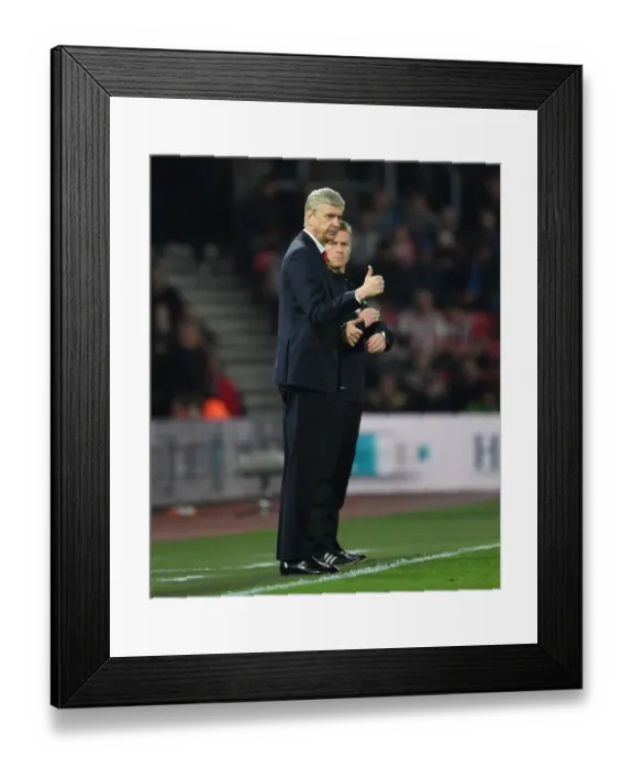 Framed Print : Arsene Wenger at Southampton: A Premier League Showdown (May 2017)